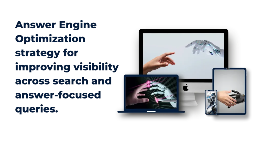 Answer Engine Optimization strategy for improving visibility across search and answer-focused queries