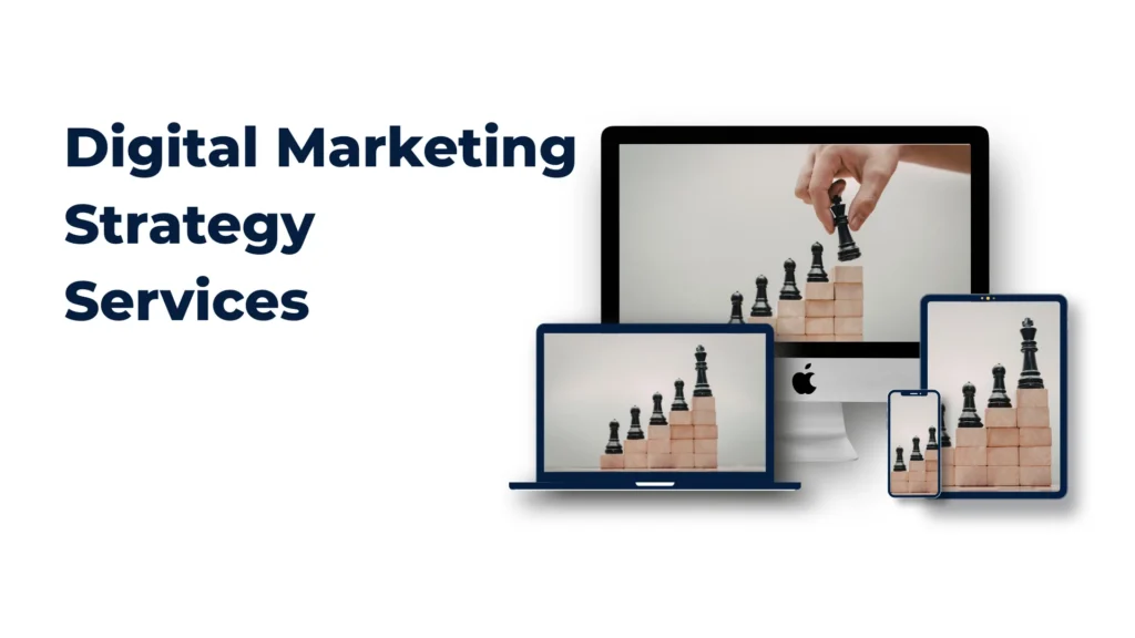 Digital marketing strategy connecting business goals with marketing channels, customer journeys and performance measurement